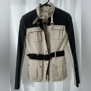 Karen Millen Black and Cream Jacket